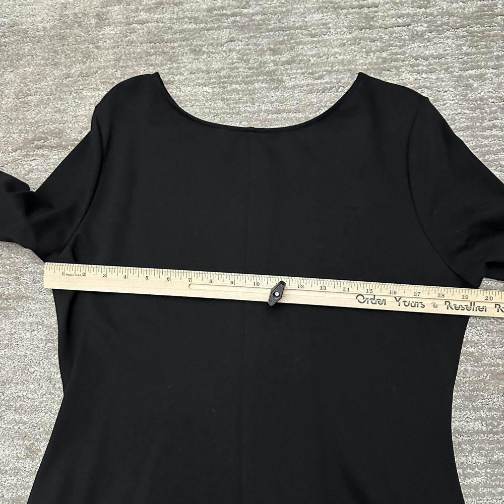 Betabrand Dress Womens XL Black Knit A-Line Half Sleeve Pockets Work Office - Picture 10 of 13